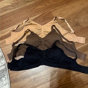 3 Nursing Comfort Bra - Black, Brown, Nude - new without tags